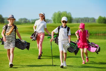 Abwaschbare Fototapete Golf Golfschule
