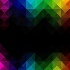 Colorful Grid Mosaic Background, Creative Design Templates