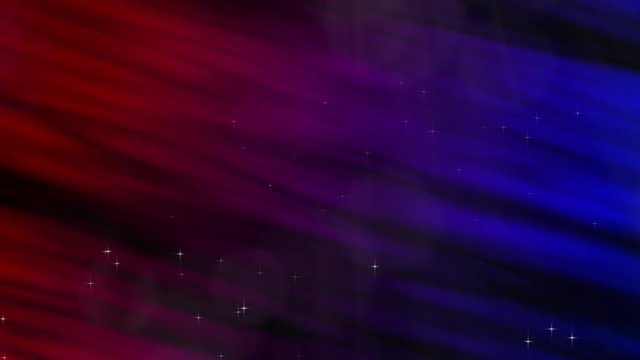 Blue, Red, and Purple Background and Rising Sparkles with Seamless Loop