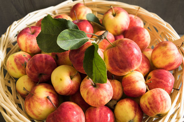 Корзина с яблоками