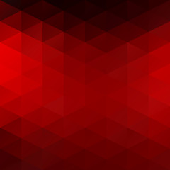 Fototapeta premium Red Grid Mosaic Background, Creative Design Templates