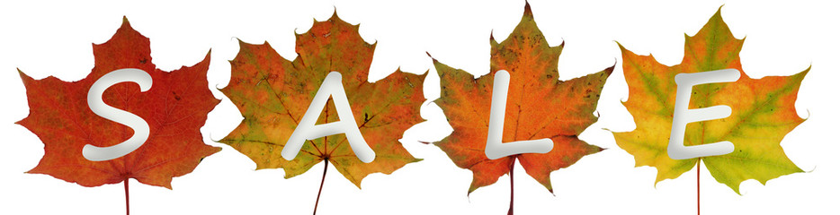 Sonderverkauf im Herbst