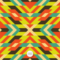 Seamless mosaic pattern. Geometric background.