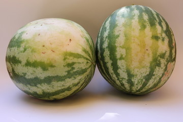 Fruit watermelon on a pink background Turkey