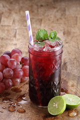 red grape summer drink