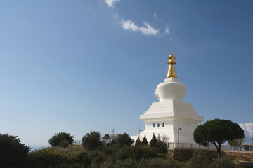 Estupa del templo budista de Benalmádena, Málaga