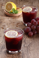 red grape summer drink