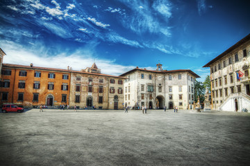 Fototapeta na wymiar Piazza dei Cavalieri in Pisa