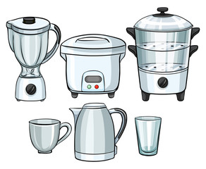 Electronic equipment using in kitchen