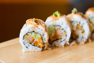 Sushi set, Japanese food