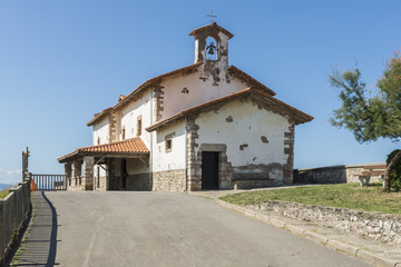 Fototapeta na wymiar Ermita de San Telmo, Zumaia, País Vasco (España)