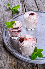 White ice cream