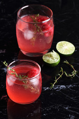 raspberry cocktail.