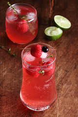 raspberry cocktail.