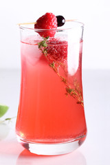 raspberry cocktail.