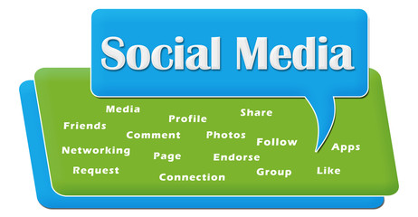 Social Media Comment Symbol Block 