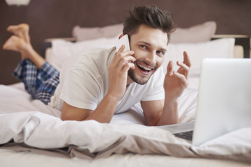 Obraz premium Remember about good mood even if you have a lot of work