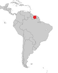 Südamerika - Suriname