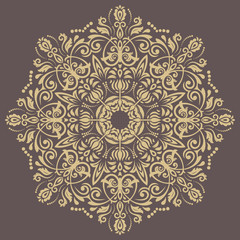 Oriental Abstract Vector Pattern