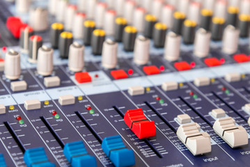 equipment for sound mixer control