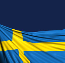 Sweden Flag, Swedish Background