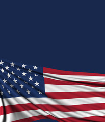 USA Flag, American Background, United States of America