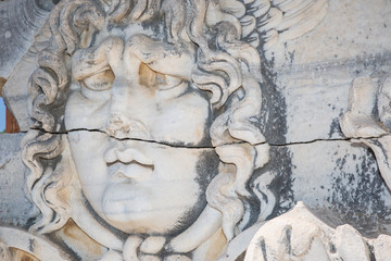 Medusa in The Temple of Apollo,, Didim Turkey