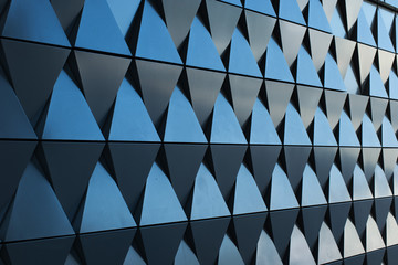triangular shaped wall design texture