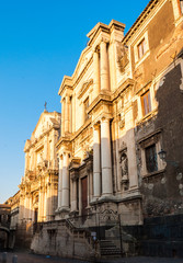 Fototapeta premium Two baroque churches in 