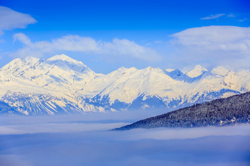 Fototapeta na wymiar Les Diableretes - Swiss Alps, the region Vallis
