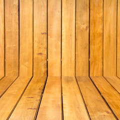 wood perspective background for room interior