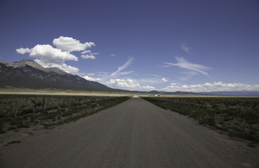 Dirt Road in the Sangre De Cristo Mountains