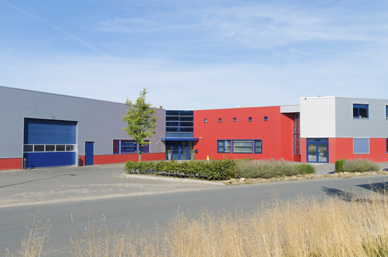 modern industrial building