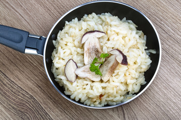 Mushroom risotto