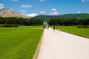 reggia di caserta, giardini inglesi
