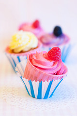 Colorful cupcakes