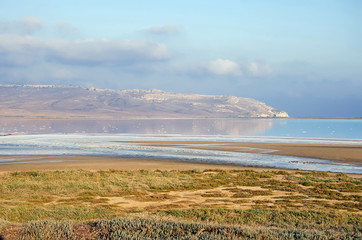 Kojashsky lake in the Opuk nature reserve