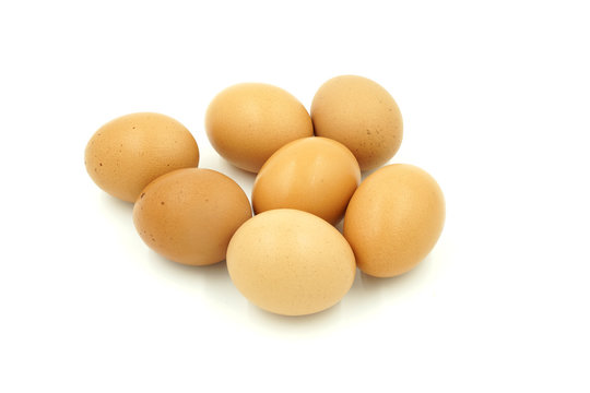 eggs , isolate on white background