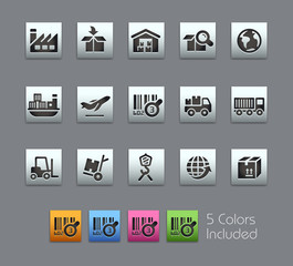 Industry and Logistics - EPS file includes 5 Colors.