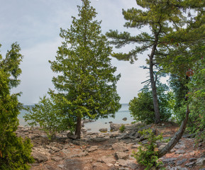 Rocky Beach at Bruce Peninsula National Park Ontario Canada