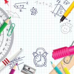 School creative background