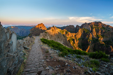 Mountain peak in Madeira