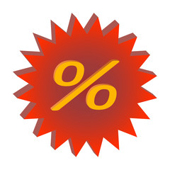 Sign, percent symbol discount icon