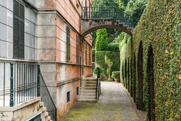 Castle backyard in Monte, Madeira