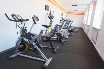 Obraz na płótnie Canvas Interior of a fitness hall
