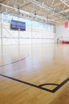 interior of the sports hall