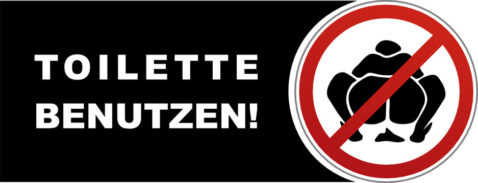 Toilette benutzen 