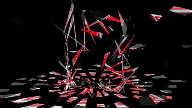 Animated red X splitting up representing issues with labour leader vote