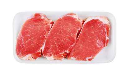 Fresh Raw Meat in package