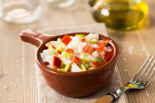 traditional catalan codfish salad